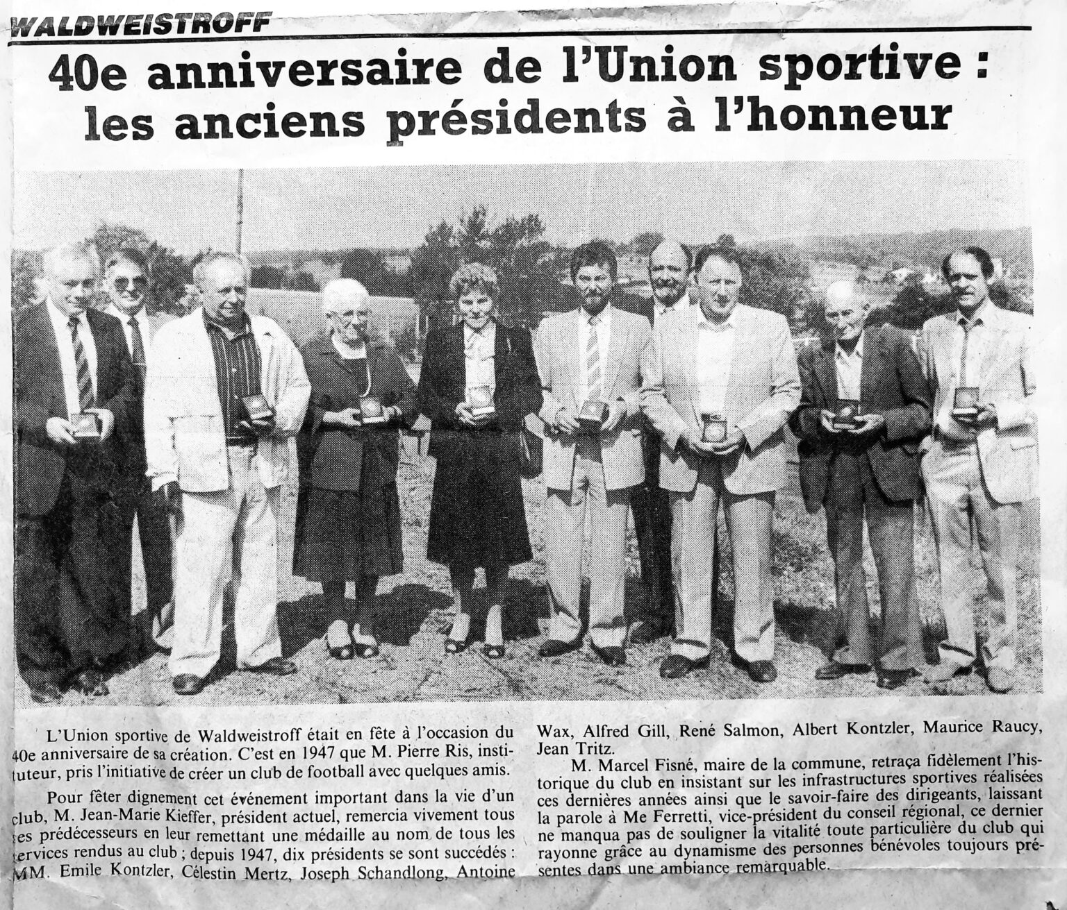 Articles de Presse