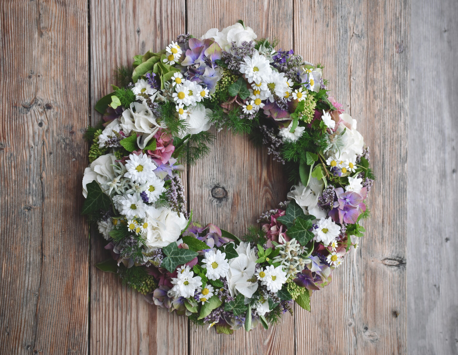 Couronne de fleurs